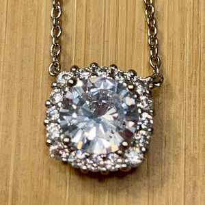 Stunning Faux Diamond Necklace
